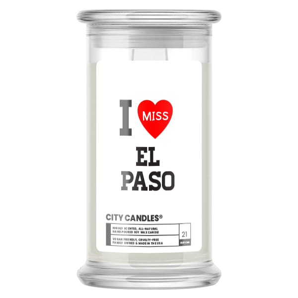 I miss EL Paso City  Candles