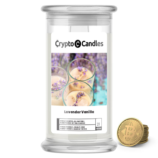 Lavender Vanilla Crypto Candle