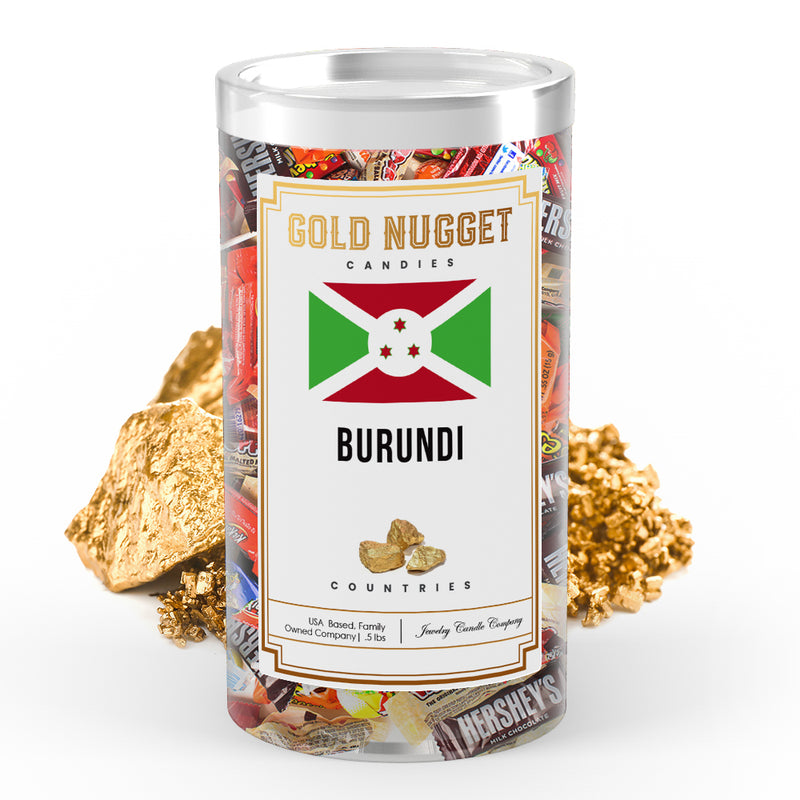 Burundi Countries Gold Nugget Candy