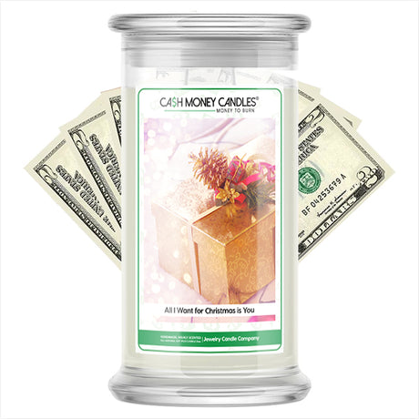 All I Want For Christmas Is You Cash Candle