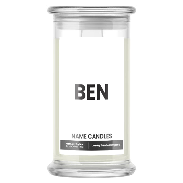 BEN Name Candles