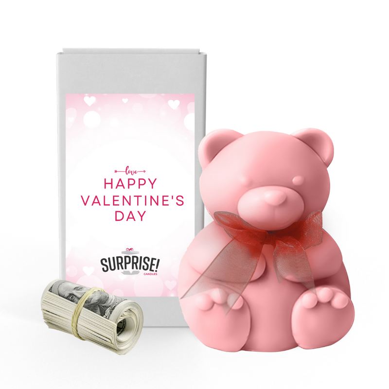Happy Valentine's Day 8 | Valentines Day Surprise Cash Money Bear Wax Melts