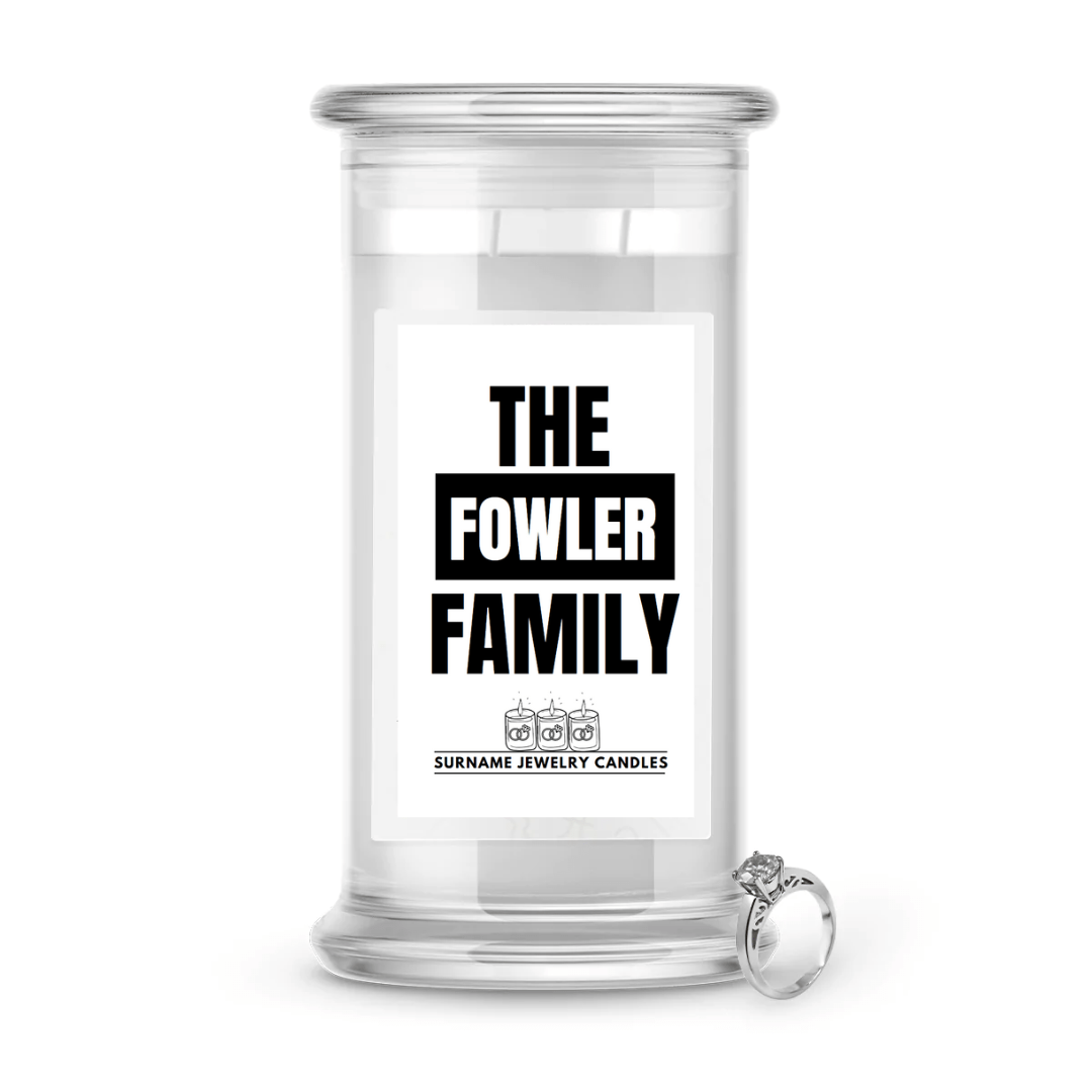 The Fowler Family | Surname Jewelry Candles