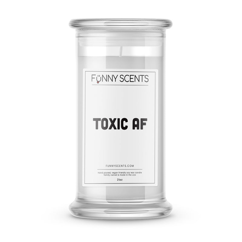 Toxic AF Funny Candles