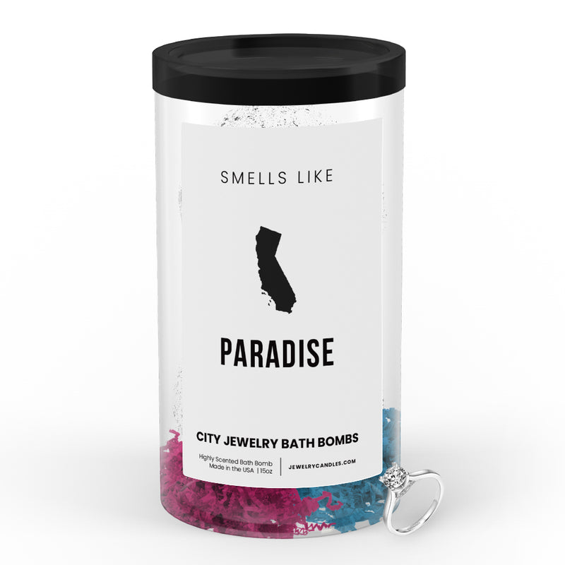 Smells Like Paradise City Jewelry Bath Bombs