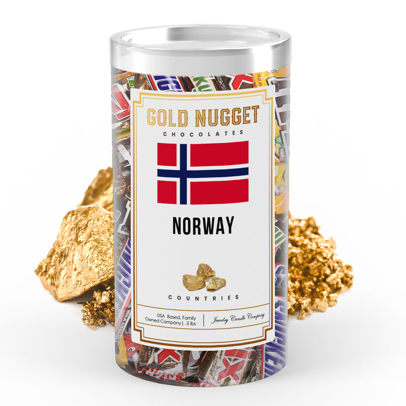Norway Countries Gold Nugget Chocolates