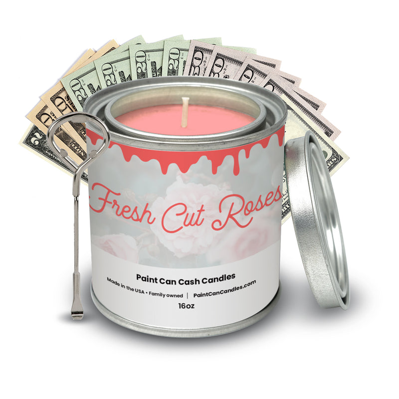 Fresh Cut Roses - Paint Can Cash Candles