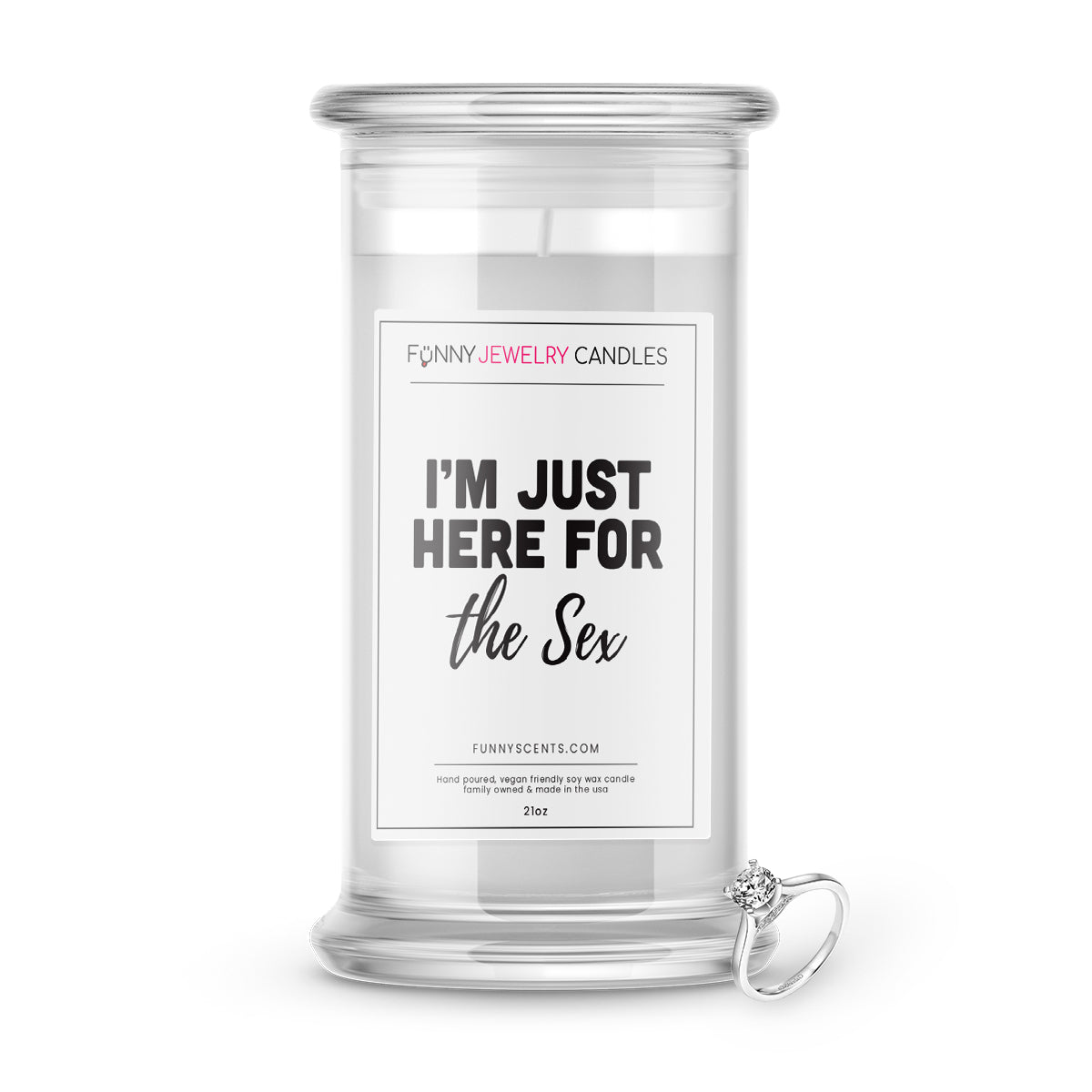 I'm Just Here For the sex Jewelry Funny Candles