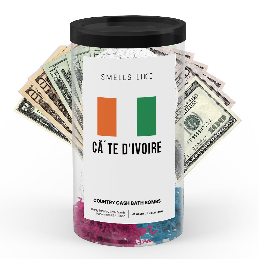 Smells Like Ca te D'ivoire Country Cash Bath Bombs