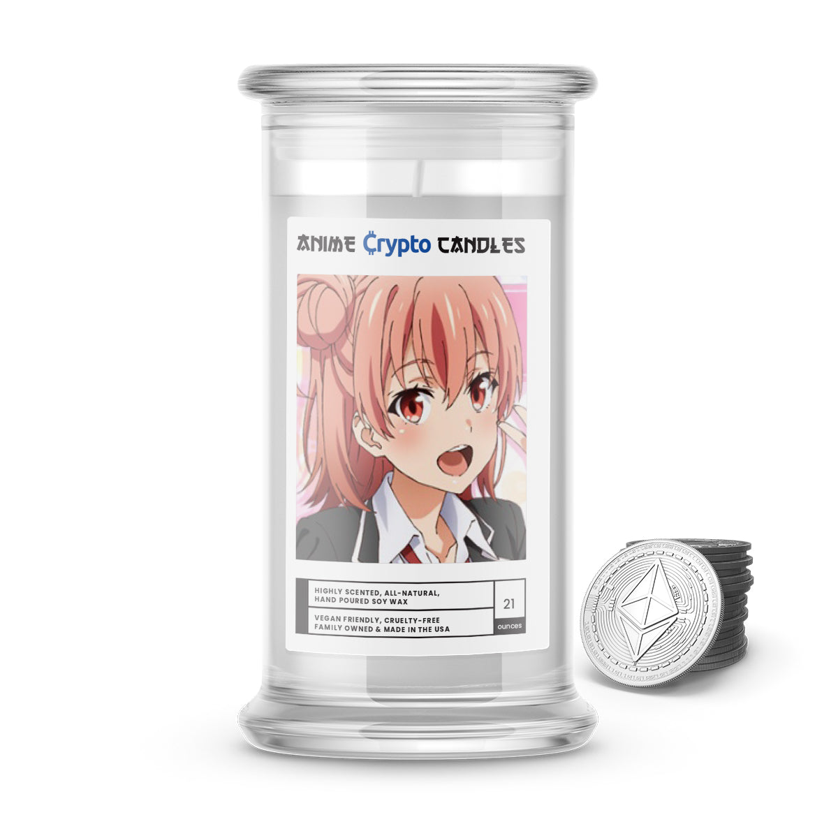 Yuigahama, Yui (由比ヶ浜 結衣) - Crypto Anime Candles