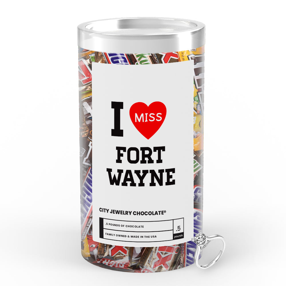 I miss Fort Wayne City Jewelry Chocolate