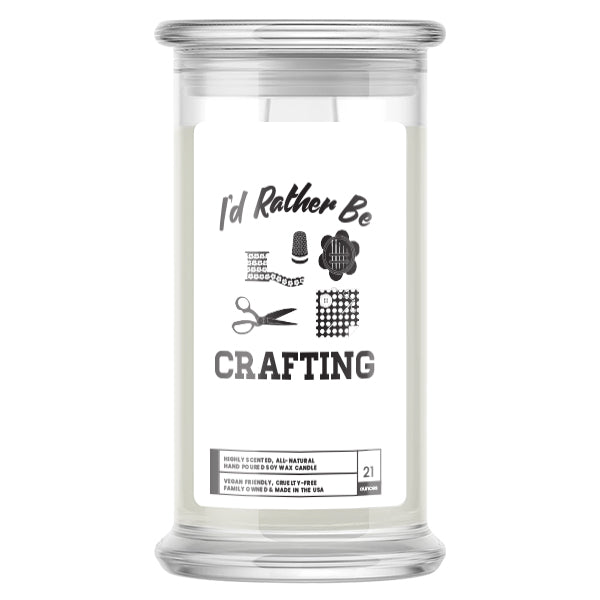 I'd rather be Crafting Candles