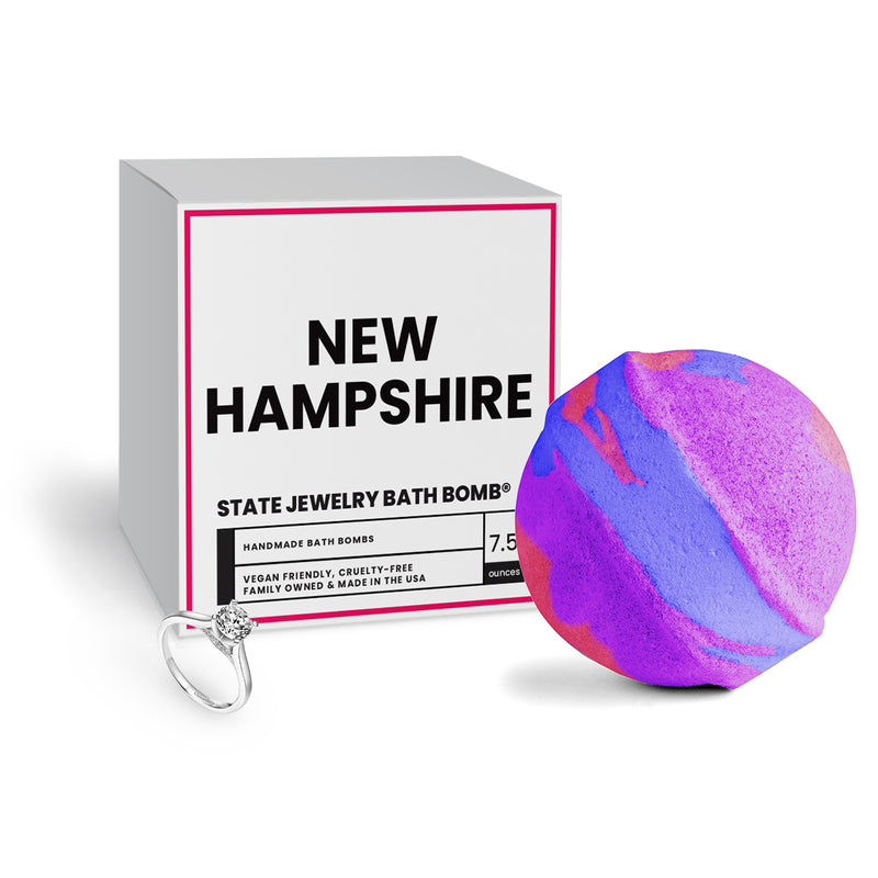 New Hampshire State Jewelry Bath Bomb
