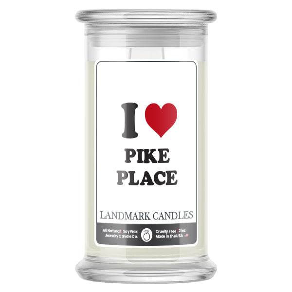 I Love PIKE PLACE Landmark Candles