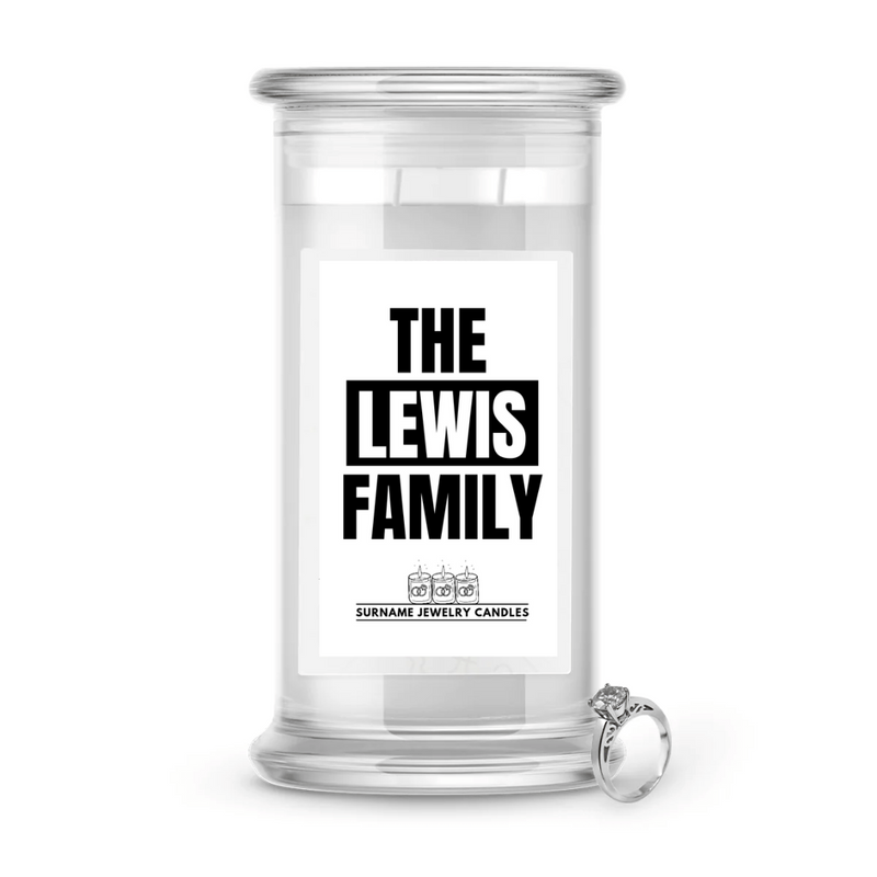 The Lewis Family | Surname Jewelry Candles