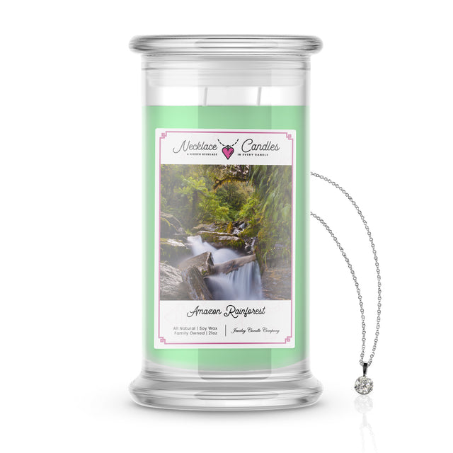 Amazon Rainforest Necklace Candle