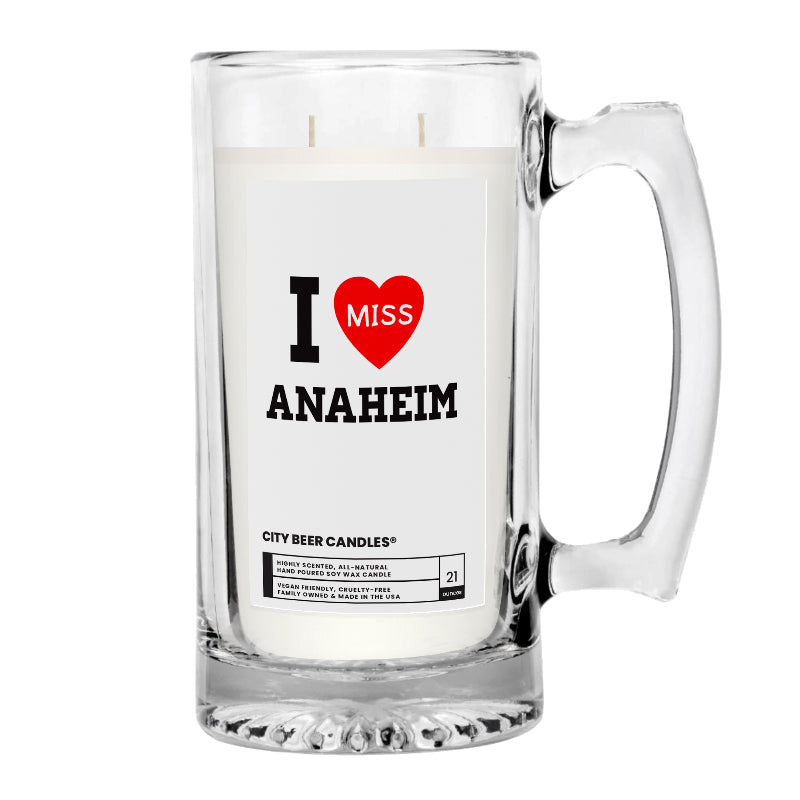 I miss Anaheim City Beer Candle