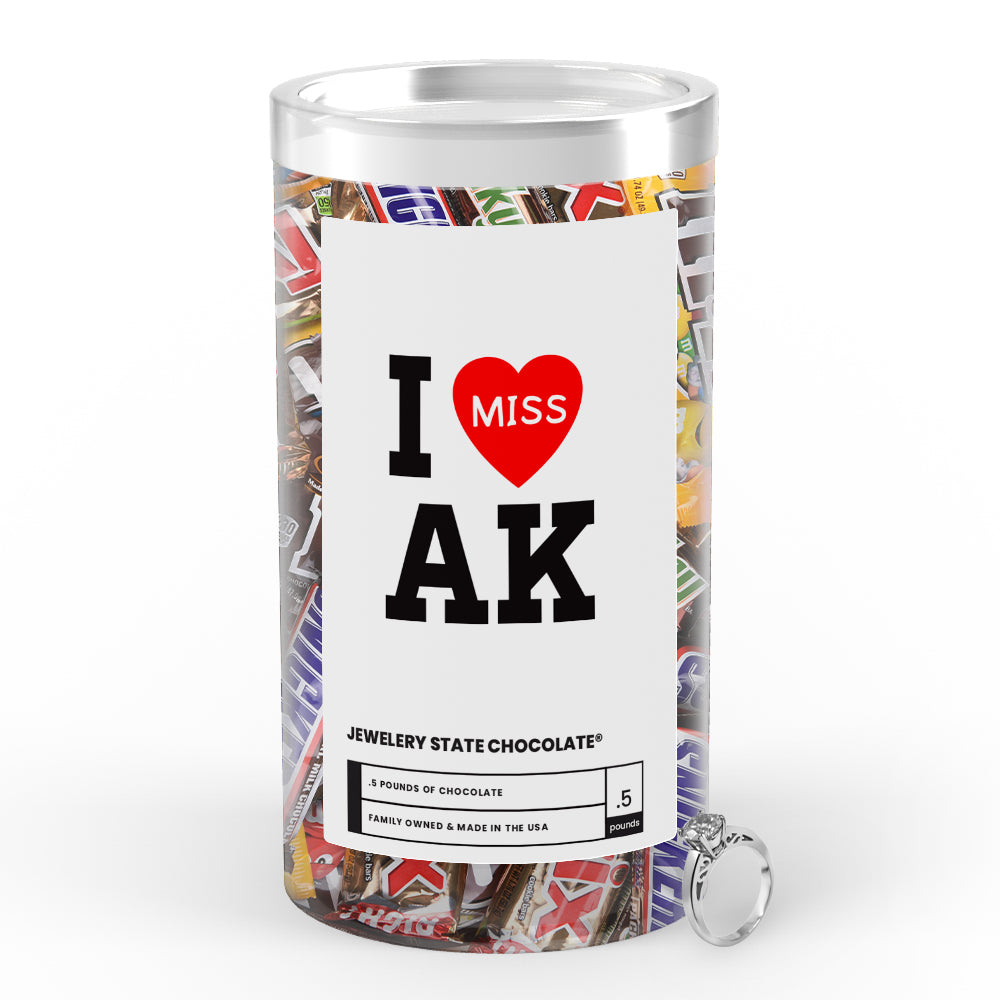 I miss AK Jewelry State Chocolate