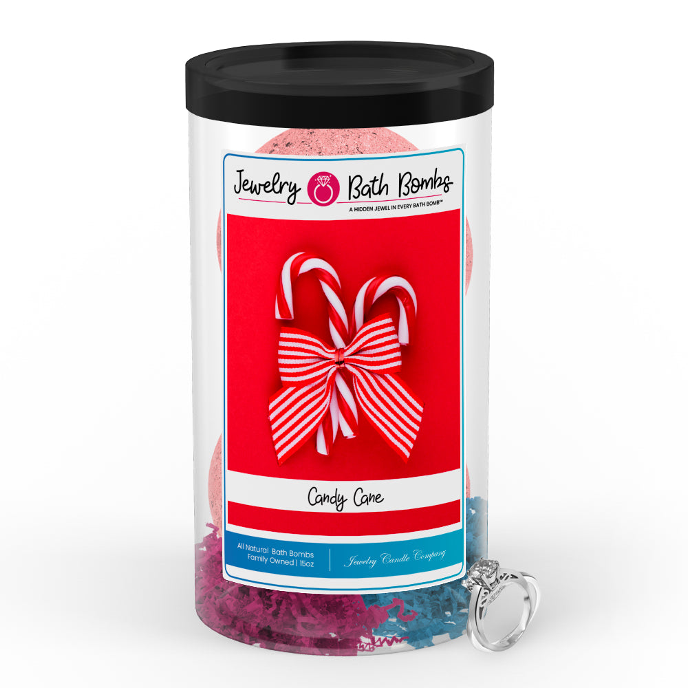 Candy Cane Jewelry Bath Bombs