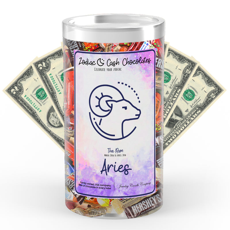 Aries Zodiac Cash Chocolates