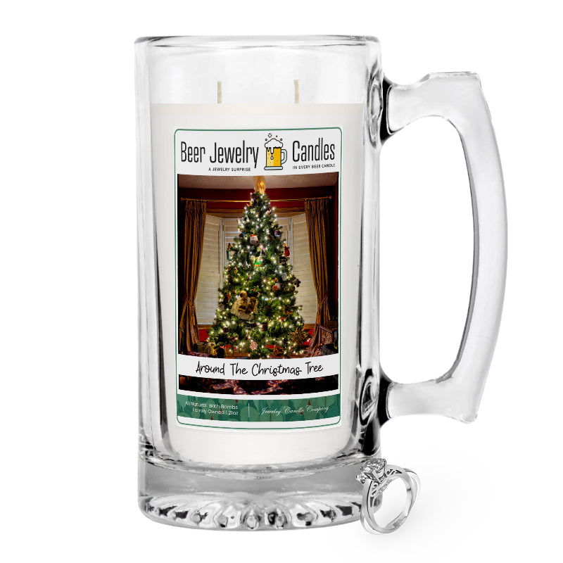 Around The Christmas Tree Beer Jewelry Candle