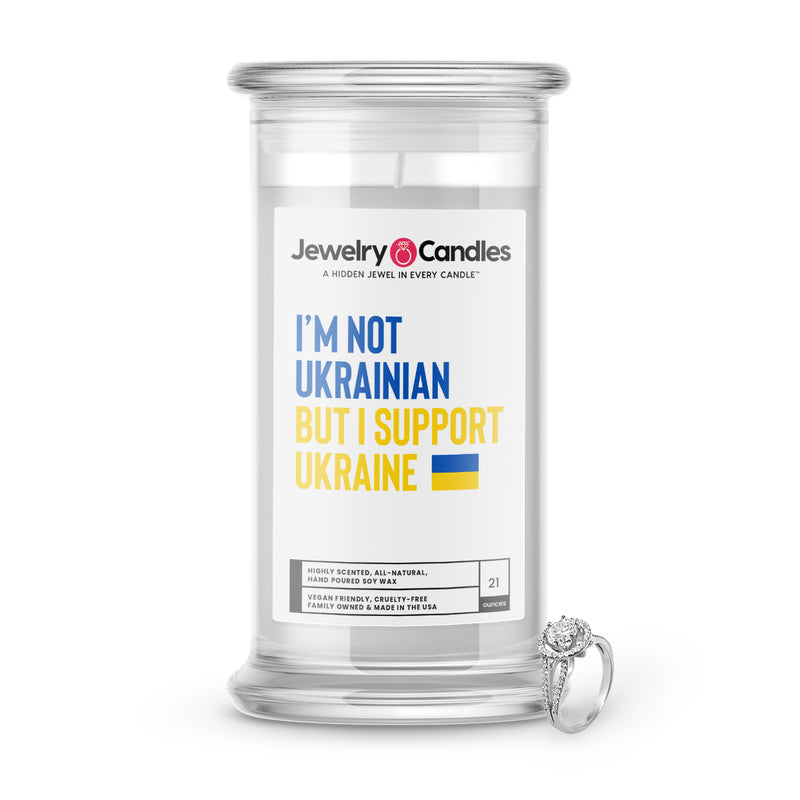 I'M not Ukrainian But I Support Ukraine Jewelry Candles