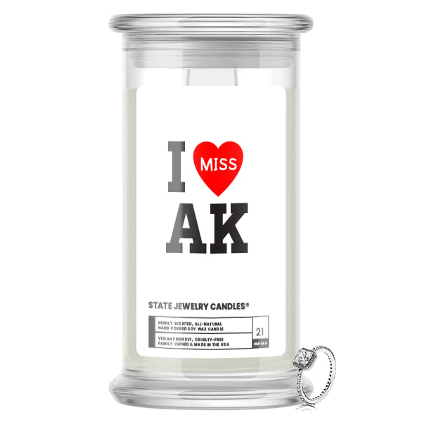 I miss AK State Jewelry Candle