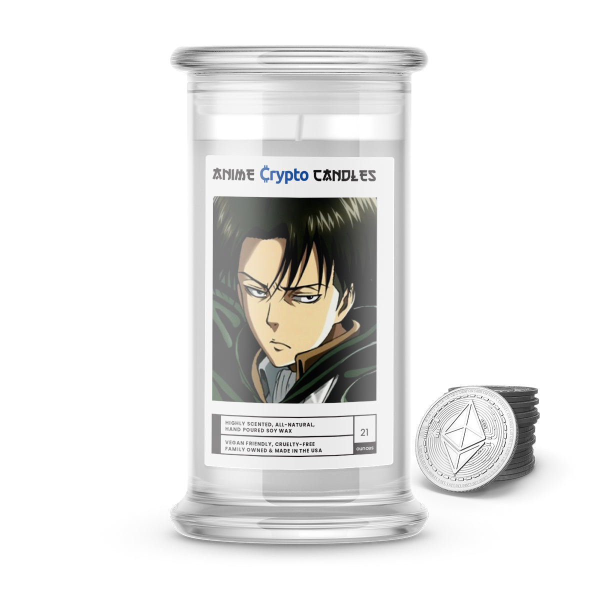 Levi (リヴァイ) - Crypto Anime Candles