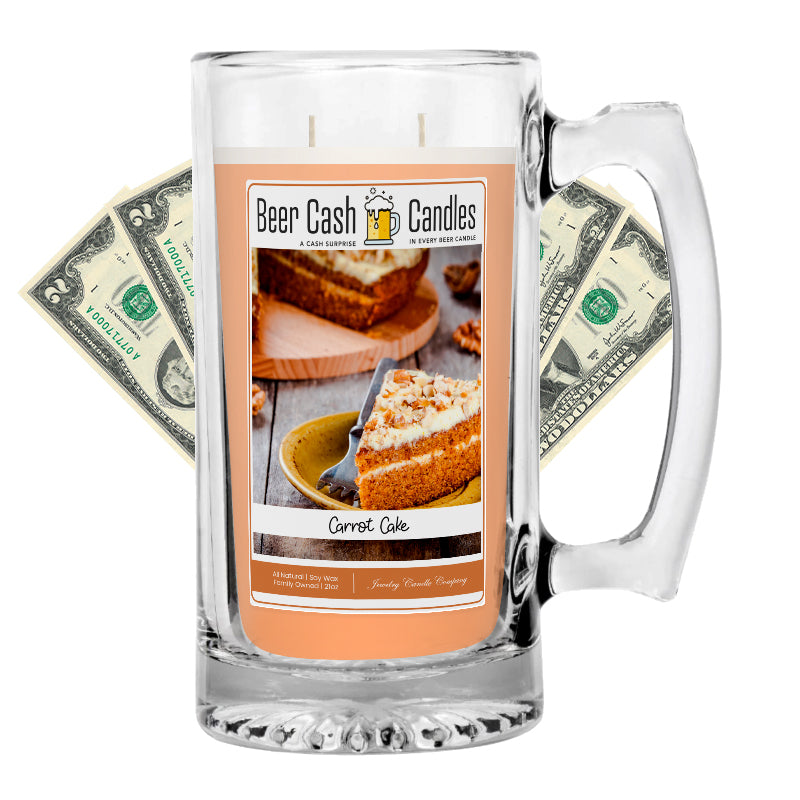 Carrot Cake Beer Cash Candle