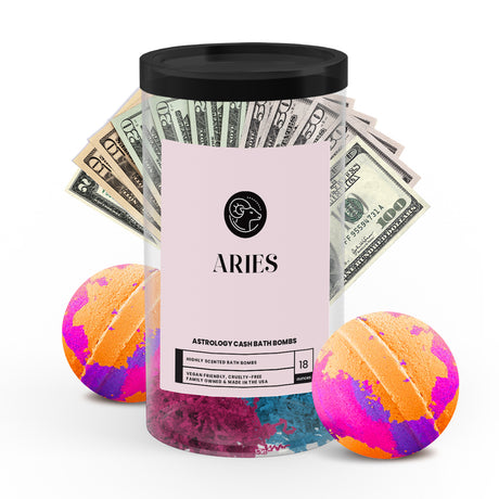 Aries Astrology Cash Bath Bombs