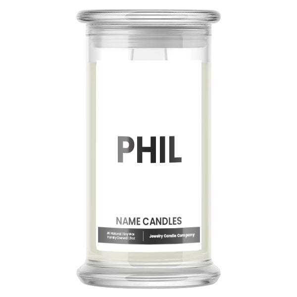 PHIL Name Candles