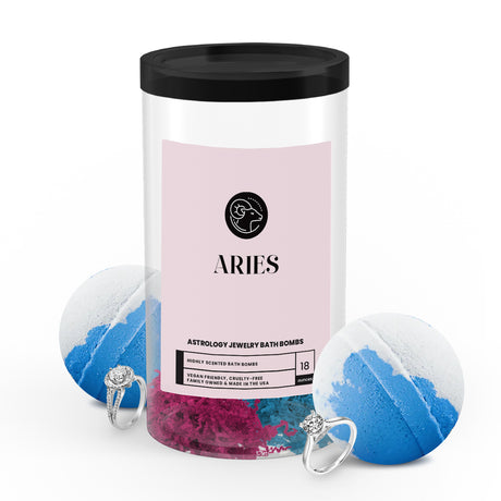 Aries Astrology Jewelry Bath Bombs