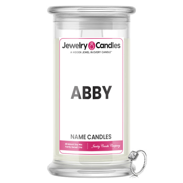 ABBY Name Jewelry Candles