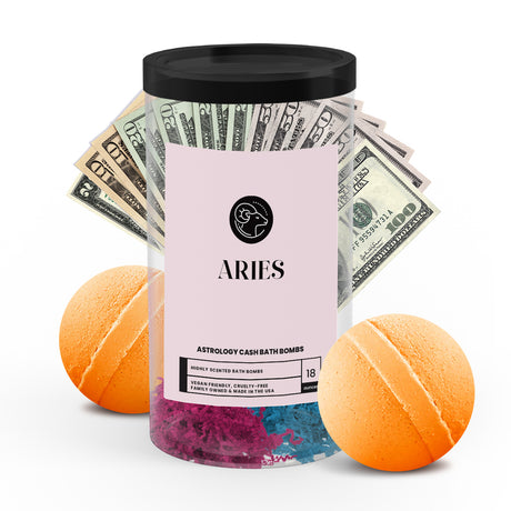 Aries Astrology Cash Bath Bombs