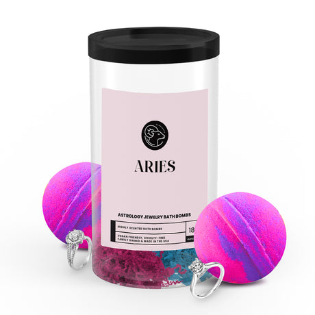 Aries Astrology Jewelry Bath Bombs