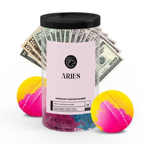 Aries Astrology Cash Bath Bombs