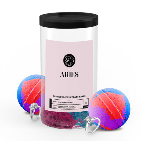 Aries Astrology Jewelry Bath Bombs