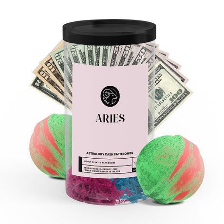 Aries Astrology Cash Bath Bombs