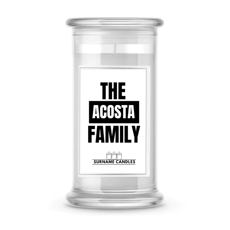The Acosta Family | Surname Candles