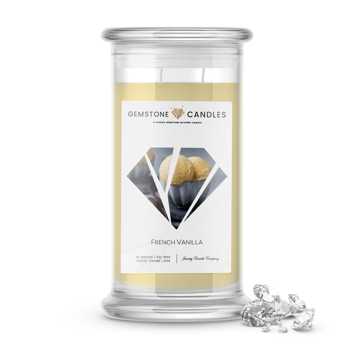 French Vanilla | Gemstone Candles