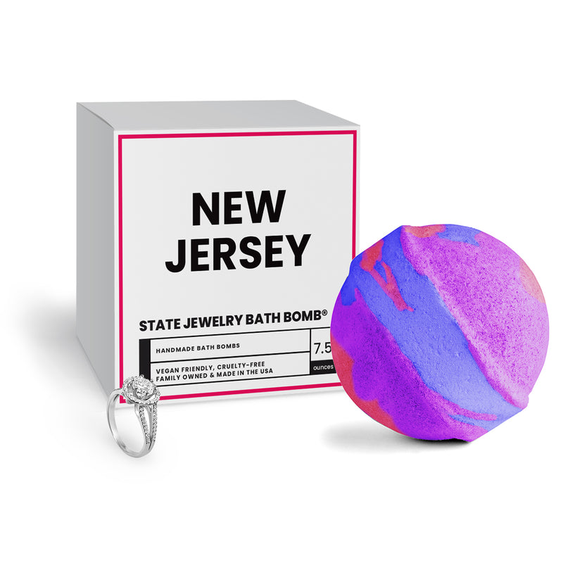 New Jersey State Jewelry Bath Bomb