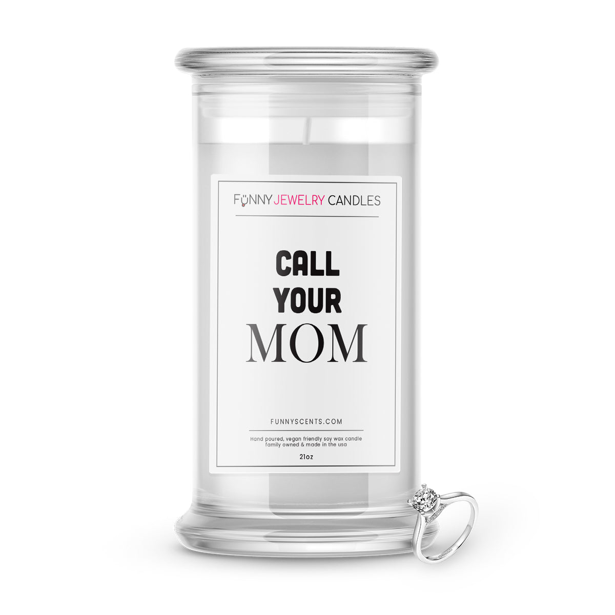 Call Your Mom Jewelry Funny Candles