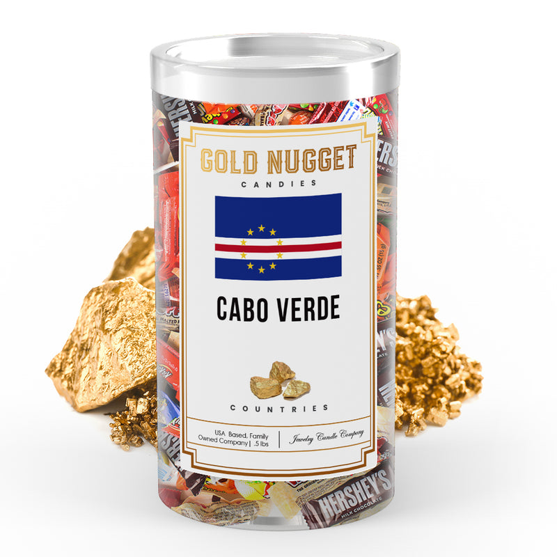 Cabo Verde Countries Gold Nugget Candy