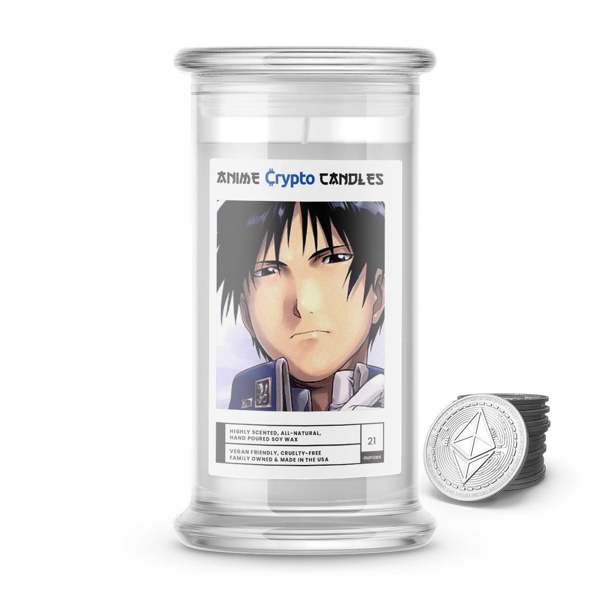 Mustang, Roy (ロイ・マスタング) - Crypto Anime Candles