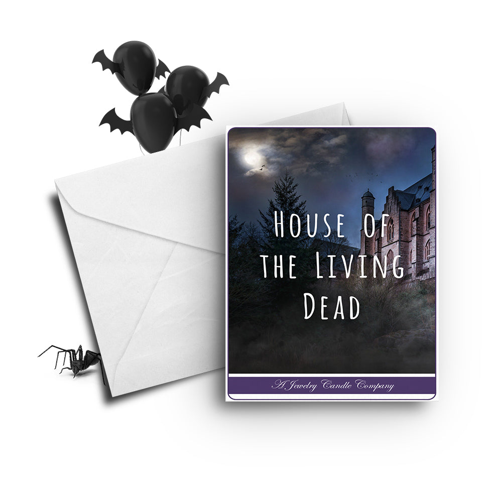House of the living dead Greetings Card