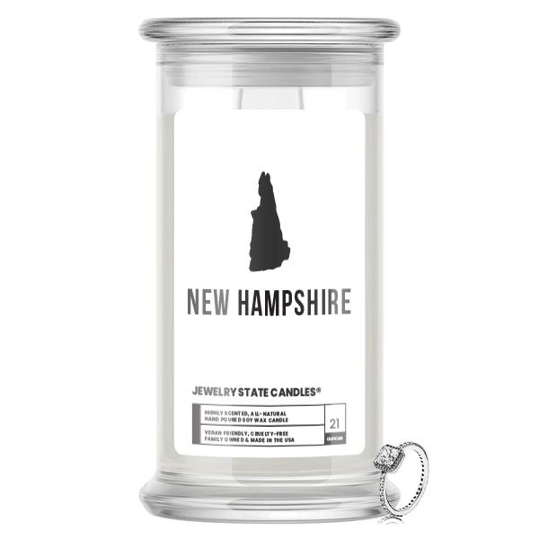New Hampshire Jewelry State Candles
