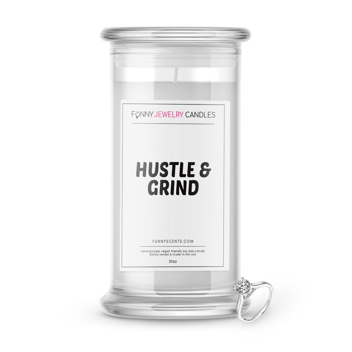 Hustle & Grind Jewelry Funny Candles