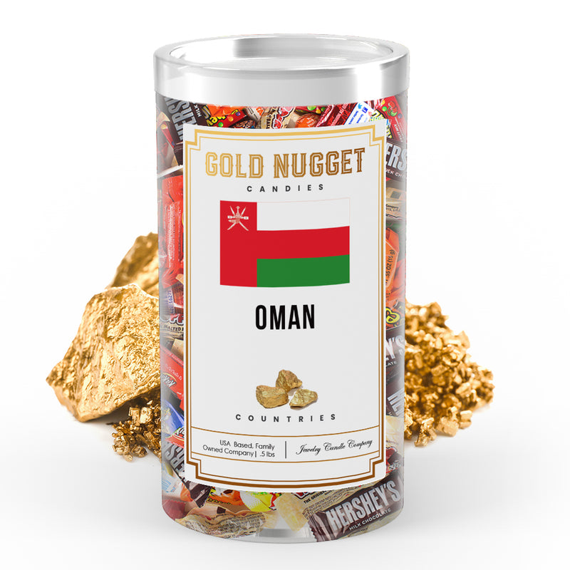 Oman Countries Gold Nugget Candy