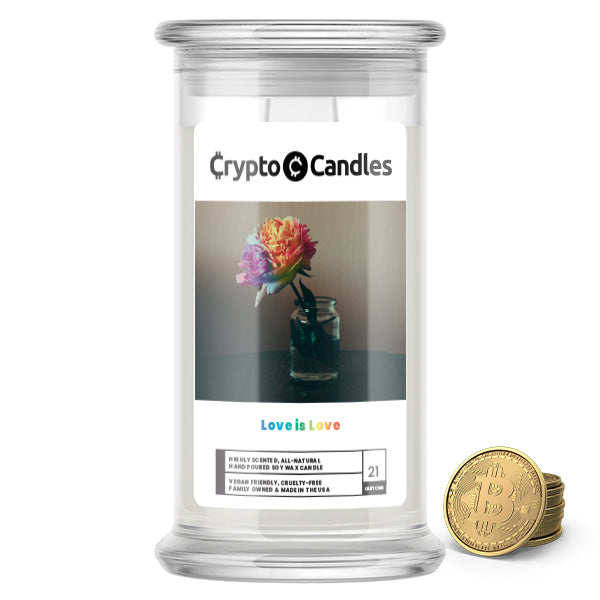 Love is Love Crypto Candle