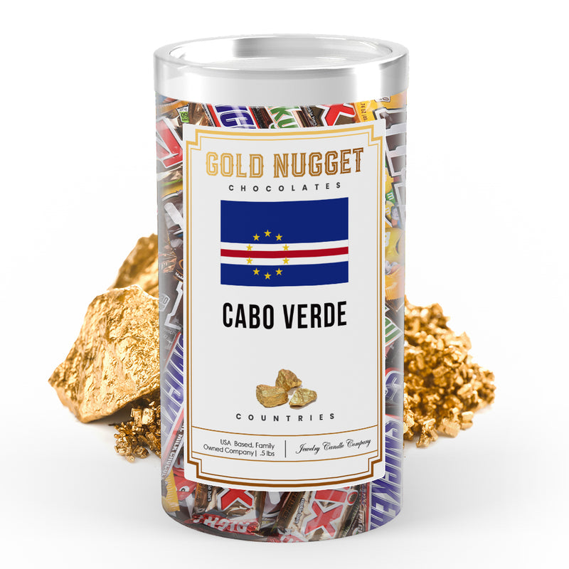 Cabo Verde Countries Gold Nugget Chocolates